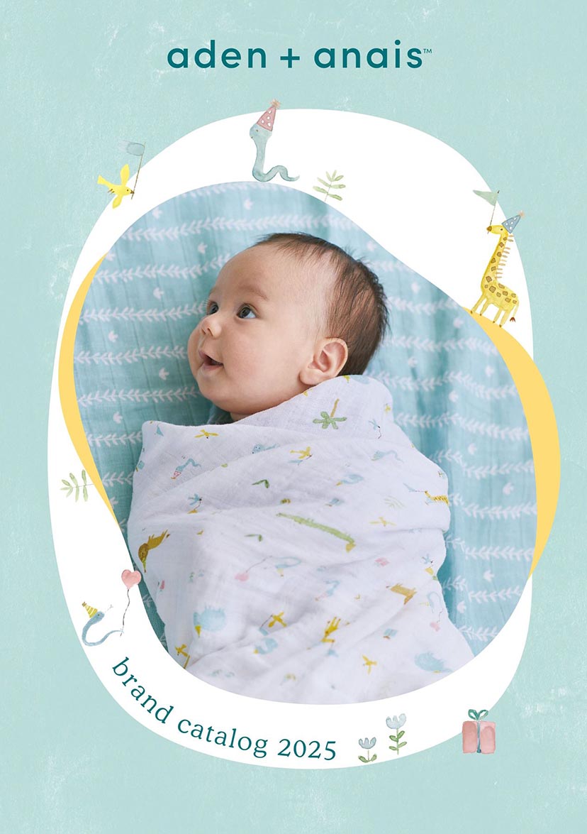 おくるみ ガーゼ エイデンアンドアネイ カタログ表紙